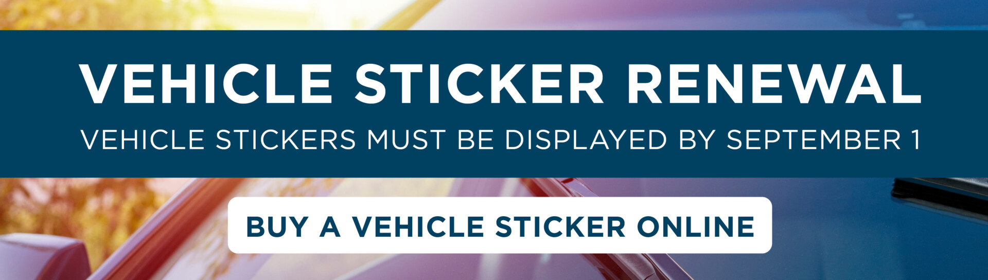 vehicle sticker